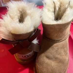 UGG Brown Sheepskin Boots with Fur Lining